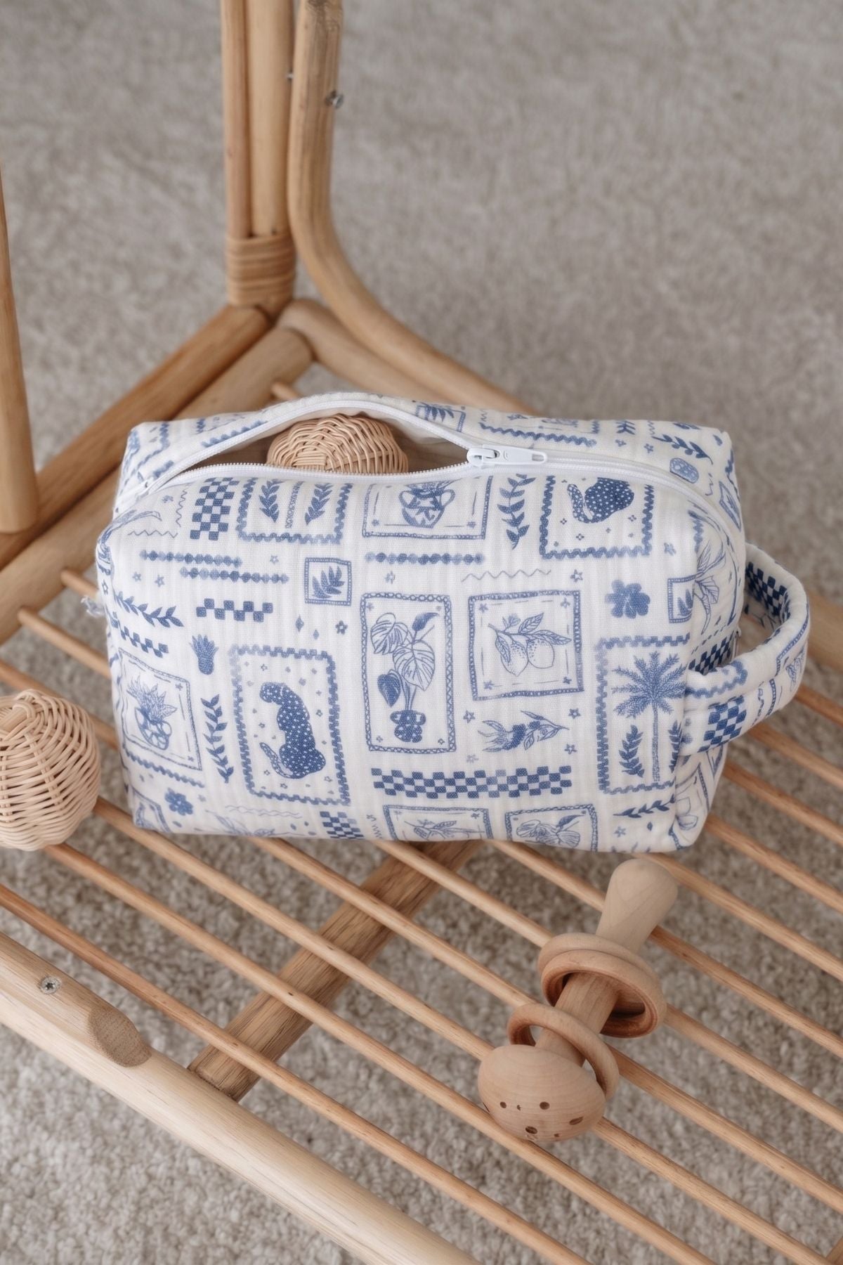 Müslin Bebek Bakım Çantası | Tile Stories image 2