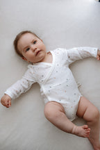 Müslin Kruvaze Body  | Green Dots image 0