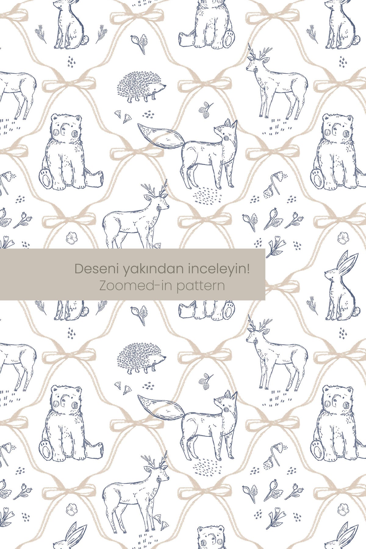 Montessori  Nevresim Takımı (100x200) | Forest Tales image 7