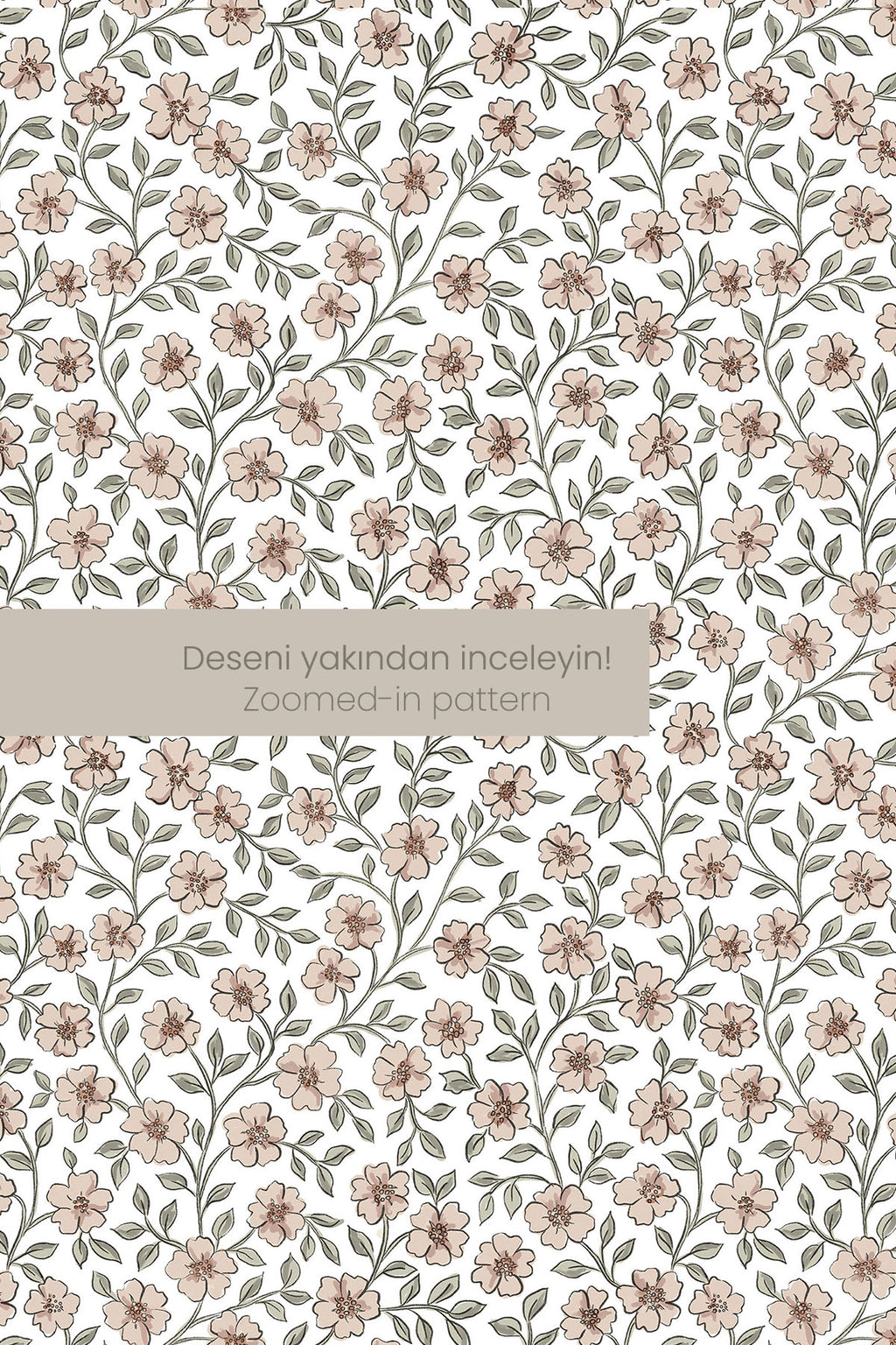 Anne Yanı Nevresim Takımı (60x100)  |Briar Bloom image 6
