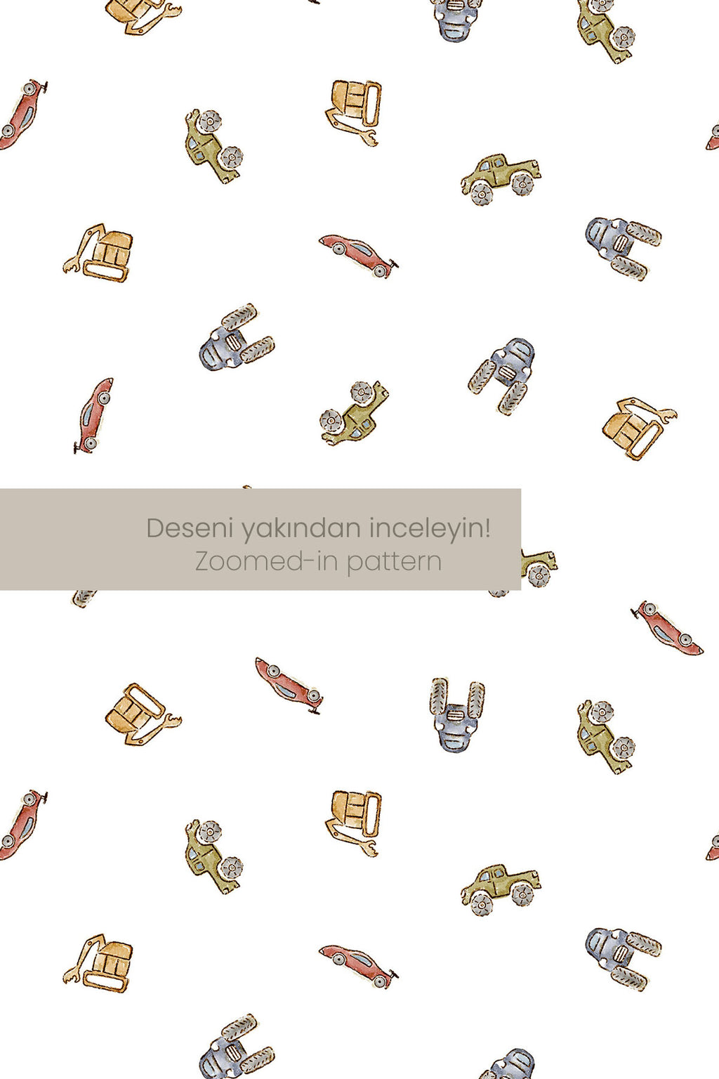 Bebek Boy Nevresim Takımı (100x150)  | Tiny Tracks image 7