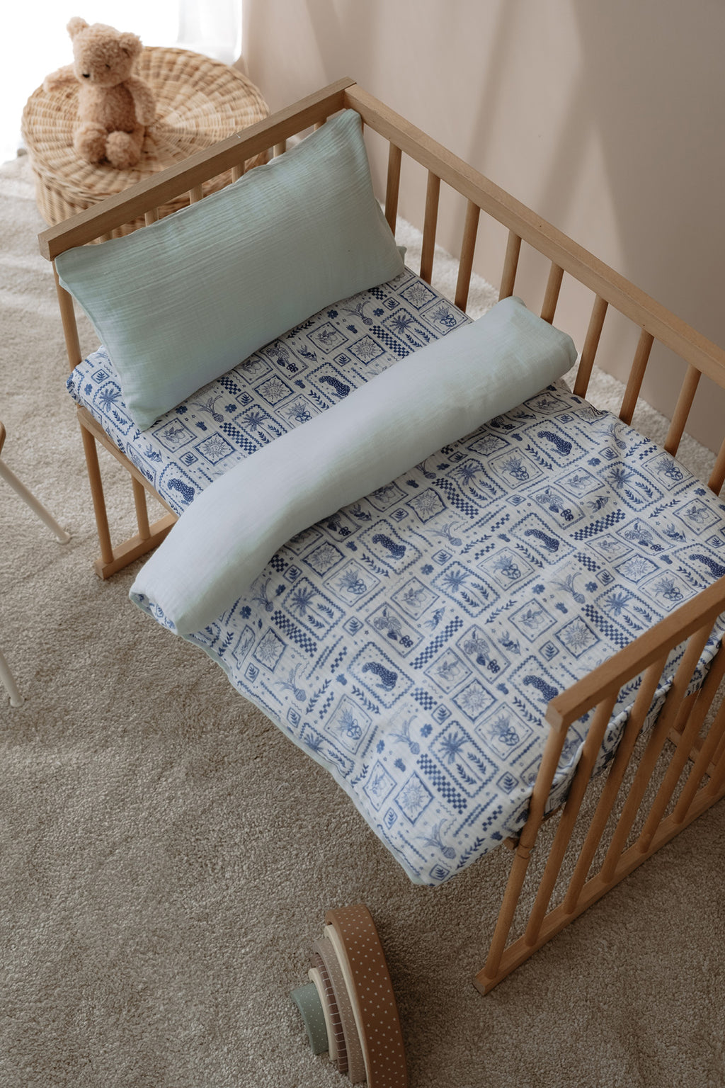 Anne Yanı Müslin Nevresim Takımı  |  Tile Stories image 0