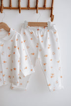 İnterlok Pijama Takımı  | Peachy Flowers image 5