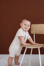 %100 Pamuk Müslin Bebek Çocuk Kimono Romper - Kısa Tulum image 7