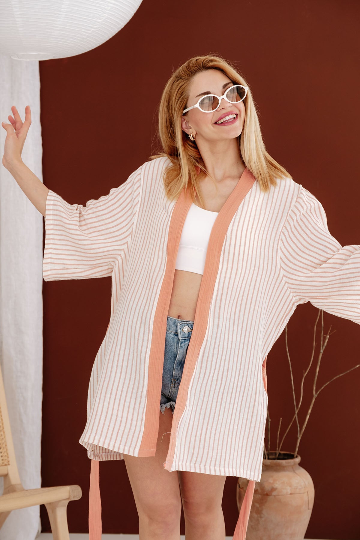 2 Kat Müslin Kimono image 2