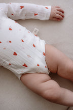 Müslin Kruvaze Body  | Red Hearts image 4