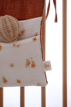 Beşik Yanı Organizer (Düzenleyici) | Peachy Flowers image 1