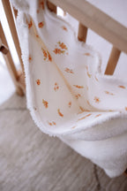 Beşik Yanı Düzenleyici Peluş Torba | Peachy Flowers image 5