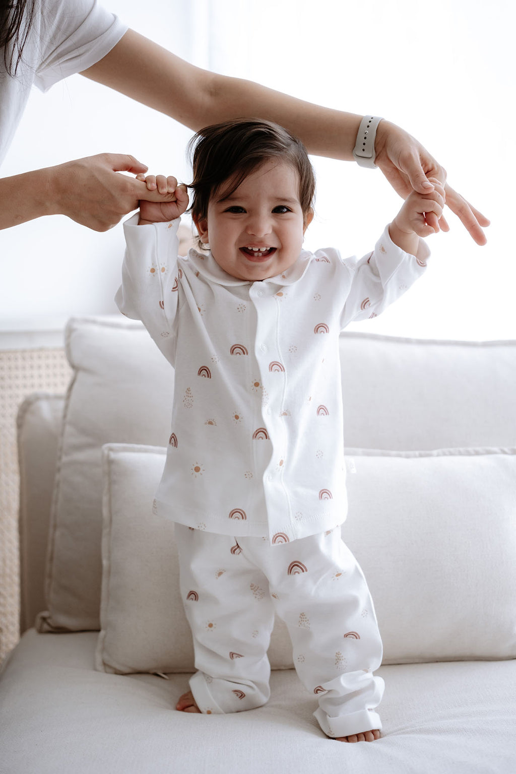 İnterlok Pijama Takımı  | Boho Rainbow image 0