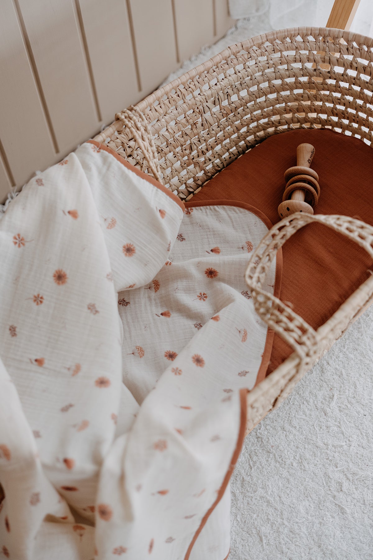 Müslin Örtü  |  Boho Floral image 0