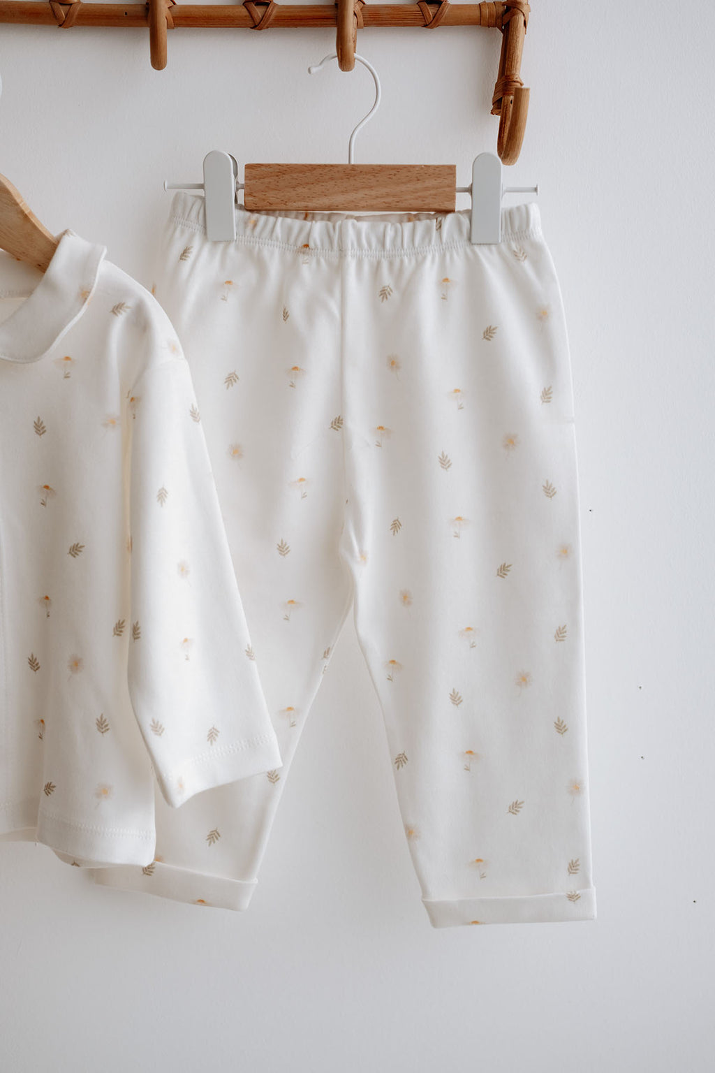 İnterlok Pijama Takımı  | Daisy Leaves image 6