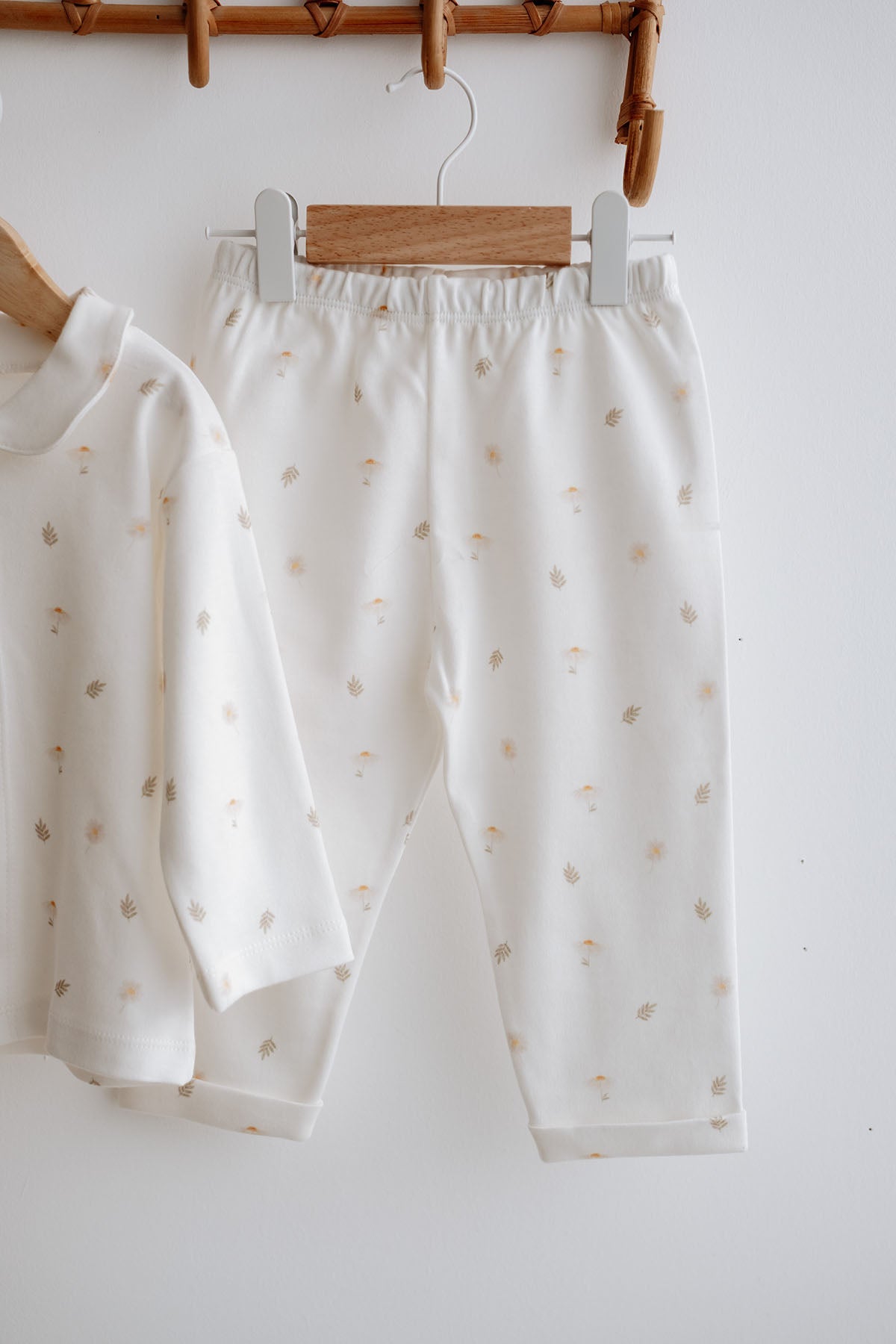 İnterlok Pijama Takımı  | Daisy Leaves image 6