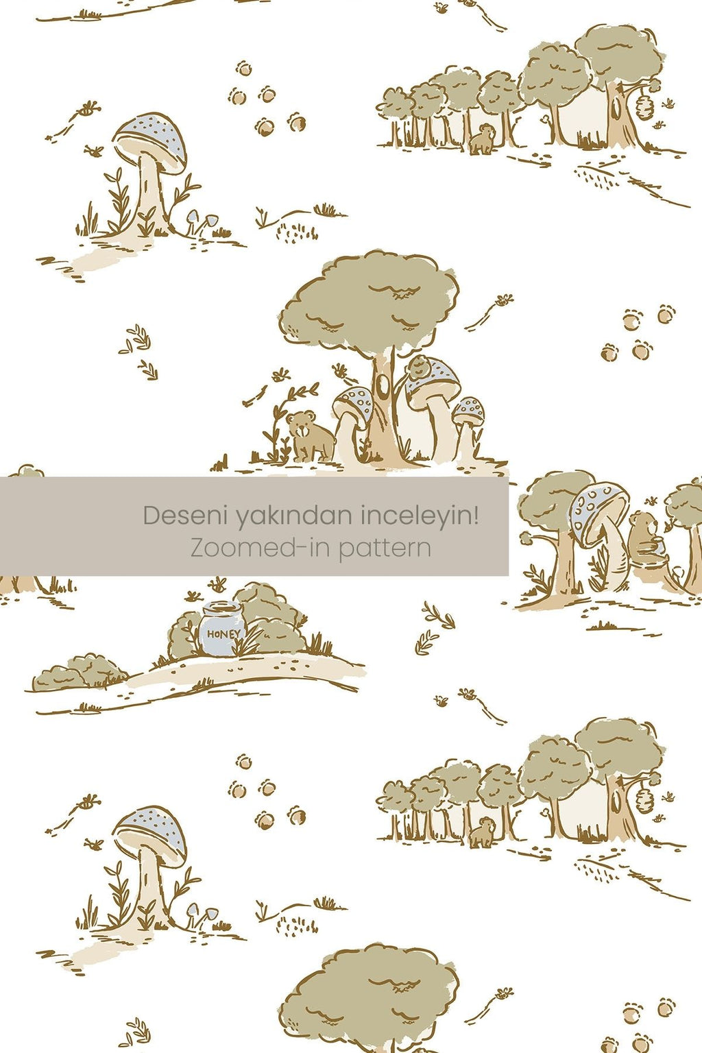 Müslin Bebek Bakım Çantası | Tiny Forest image 3
