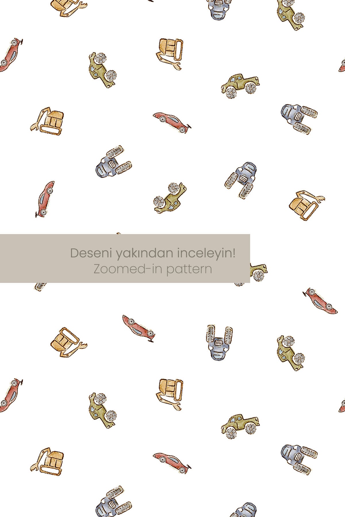 Tek Kişilik Nevresim Takımı (150x200) | Tiny Tracks image 6