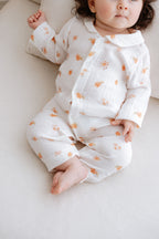 Müslin Bebek Tulumu  | Peachy Flowers image 2