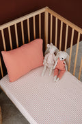 Bebek Boy Müslin Lastikli Çarşaf Seti | Line Series image 0