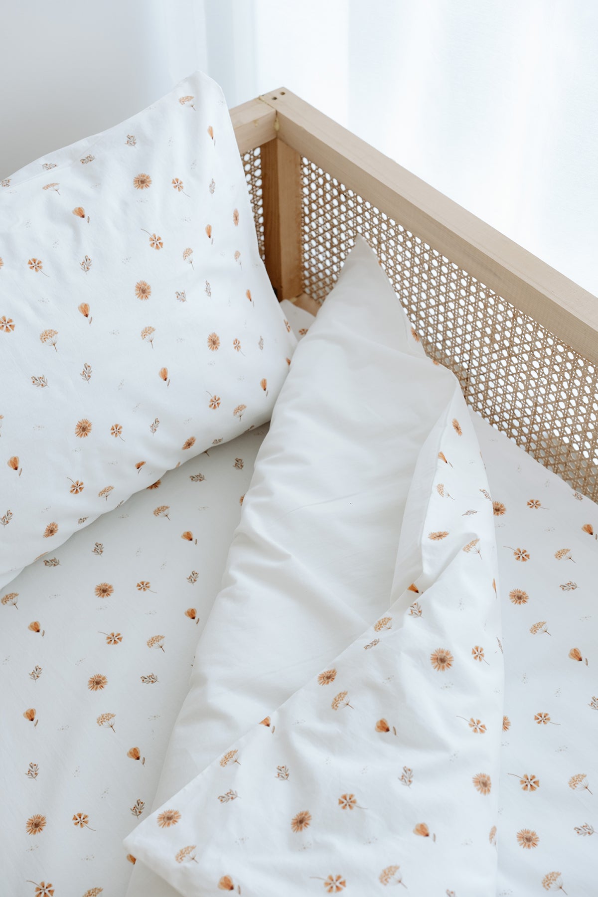 Montessori Nevresim Takımı (100x200) | Boho Floral image 1