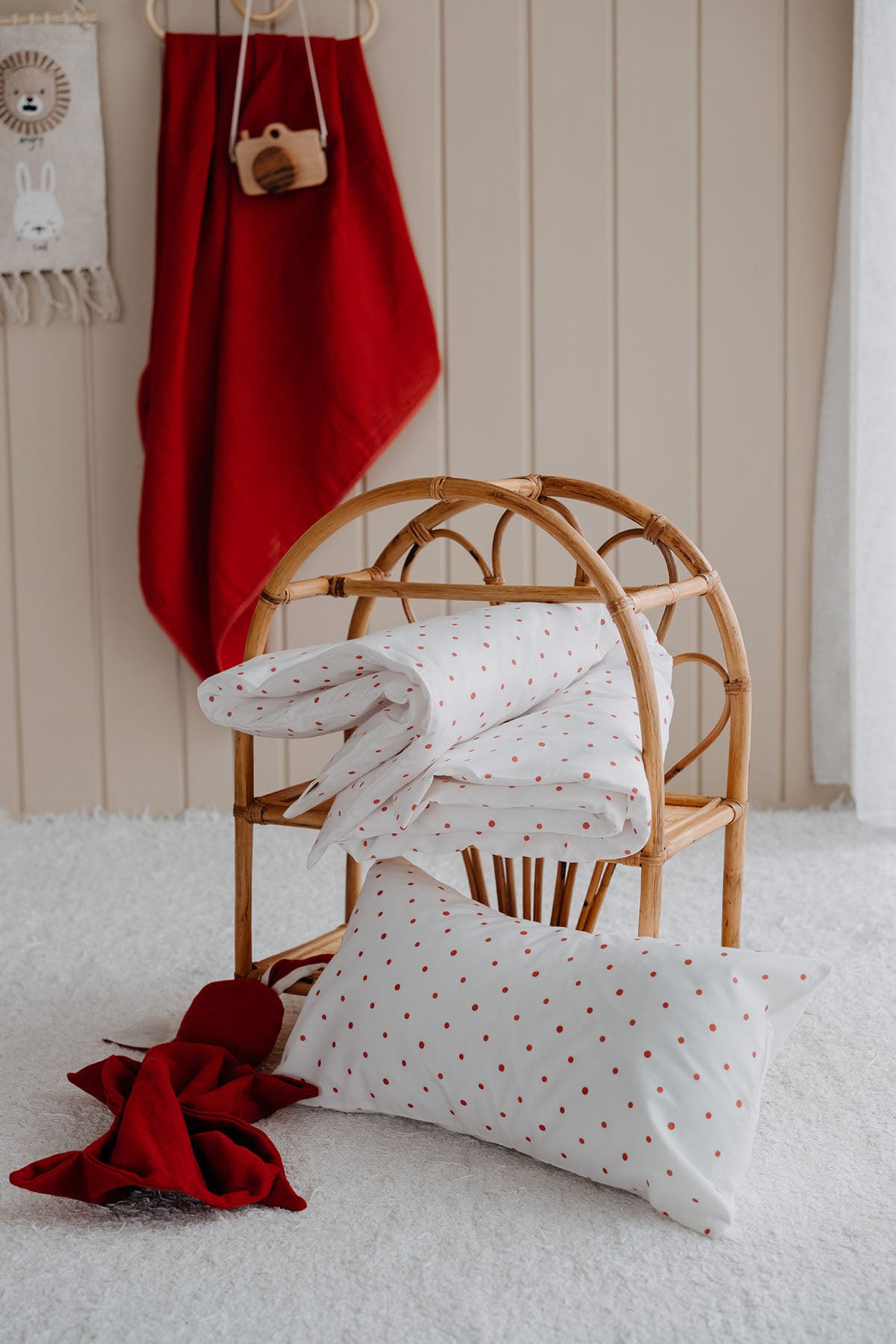 Anne Yanı Nevresim Takımı (60x100)  |  Red Dots image 6