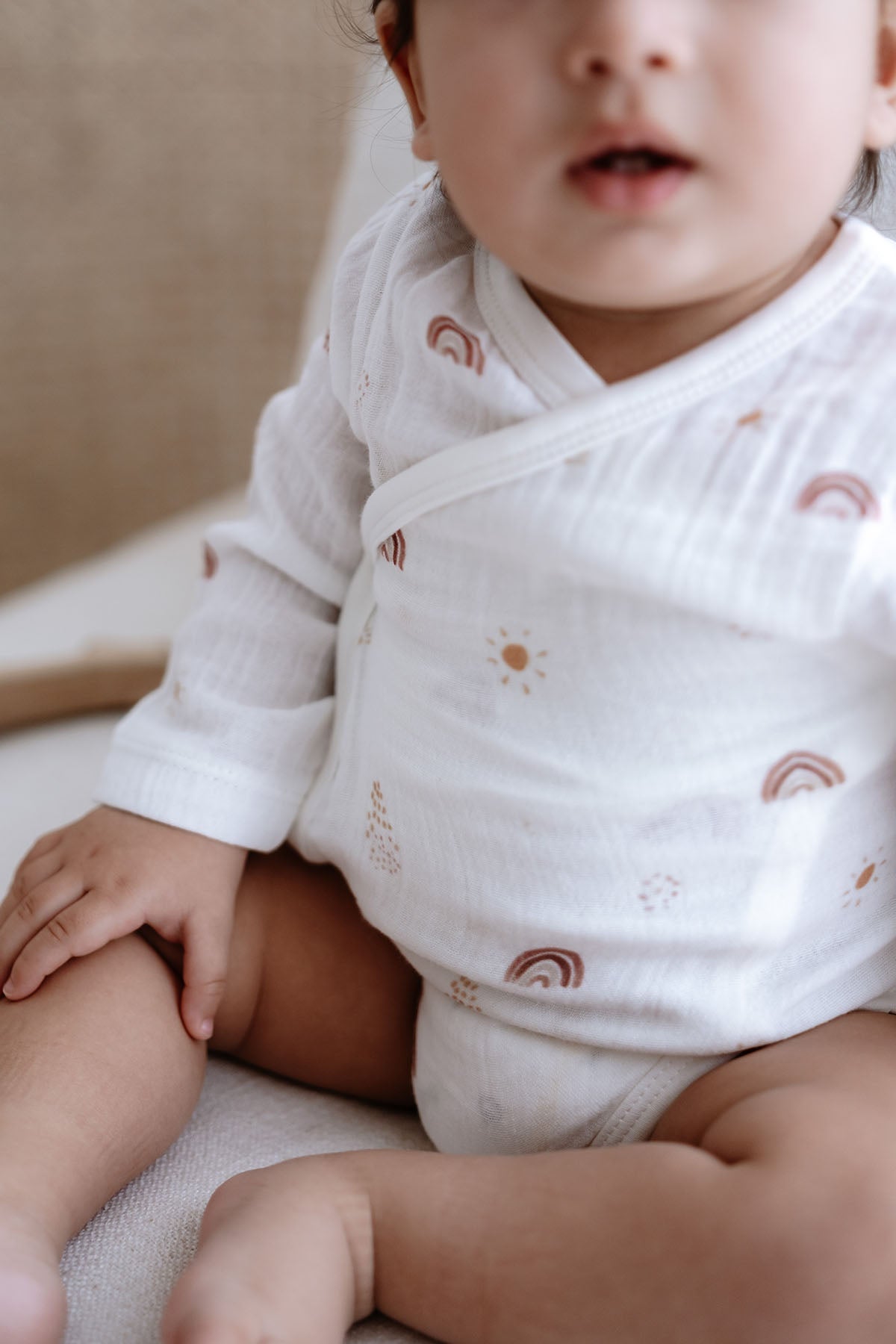 Müslin Kruvaze Body  | Boho Rainbow image 3