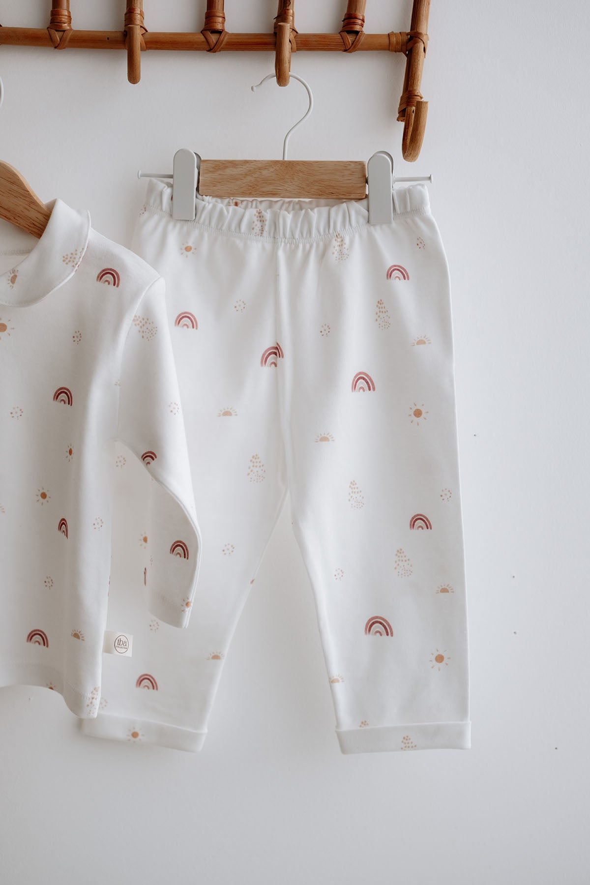 İnterlok Pijama Takımı  | Boho Rainbow image 5
