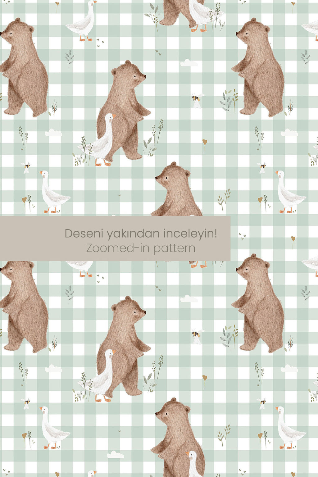 Anne Yanı Nevresim Takımı (60x100)  | Kindred Spirits image 6