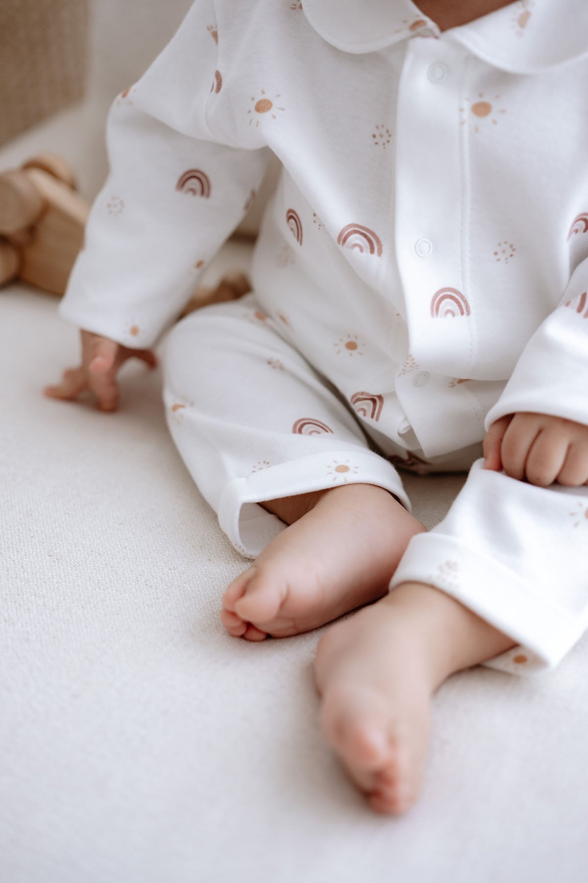 İnterlok Pijama Takımı  | Boho Rainbow image 6