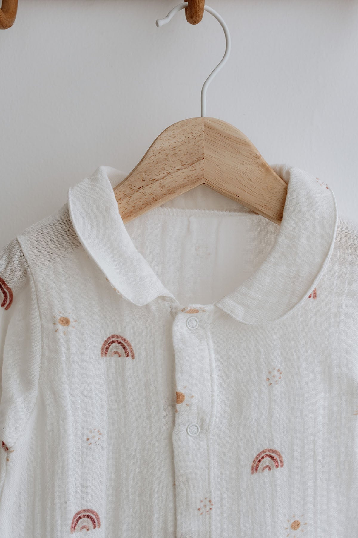 Müslin Bebek Tulumu  | Boho Rainbow image 5