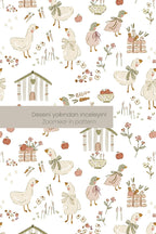 Tek Kişilik Nevresim Takımı (150x200) | Cottage Goose image 6