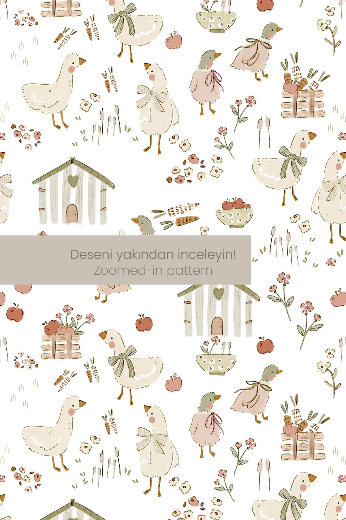 Tek Kişilik Nevresim Takımı (150x200) | Cottage Goose image 6