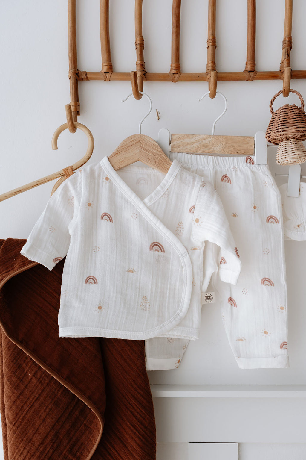 Müslin 5'li Hastane Çıkışı | Boho Rainbow image 5