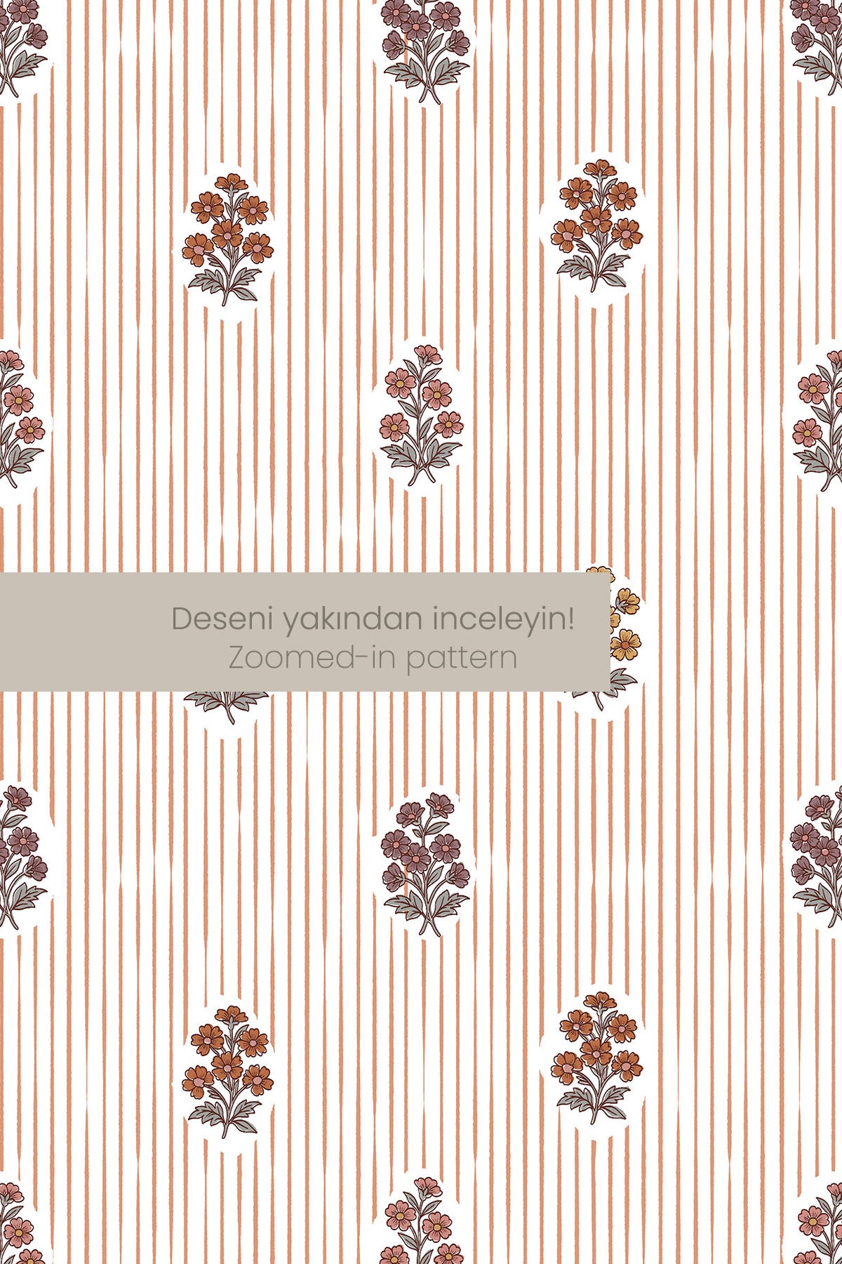 Anne Yanı Nevresim Takımı (60x100)  |  Botanic Lines image 6