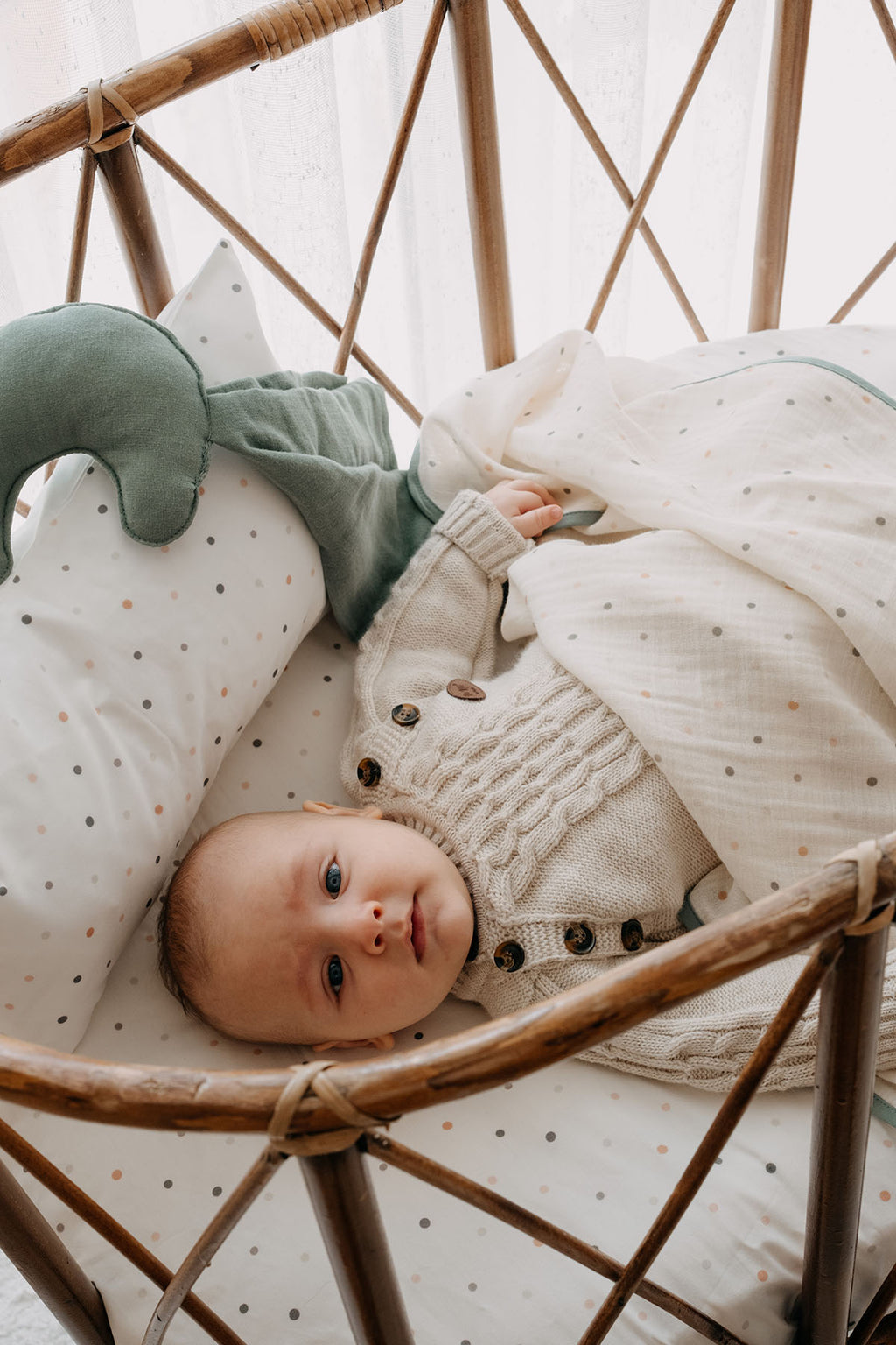Müslin Örtü  |  Green Dots image 4