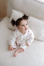 İnterlok Pijama Takımı  | Red Hearts image 0