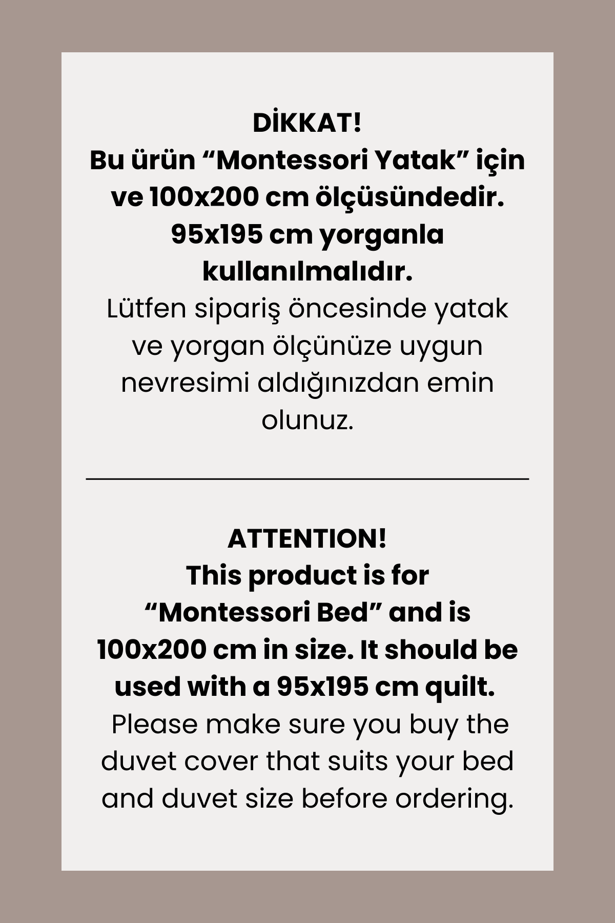 Montessori  Nevresim Takımı (100x200) | Cozy Goose image 2